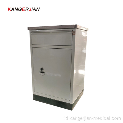 ABS Medical Furniture Hospital Berkualitas Tinggi 304# Meja Kabinet Tempat Tidur Stainless Steel